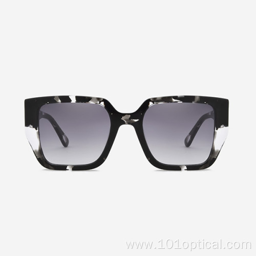 Angular Square Acetate Women's Sunglasses